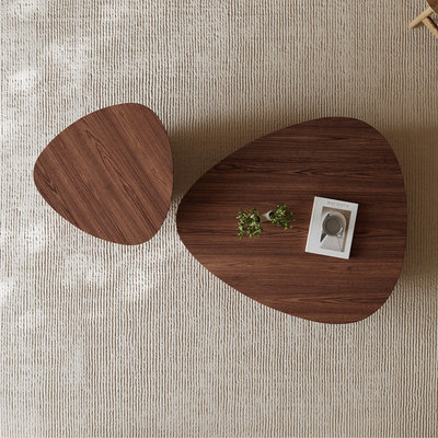 Irregular Shape Nesting Coffee Table