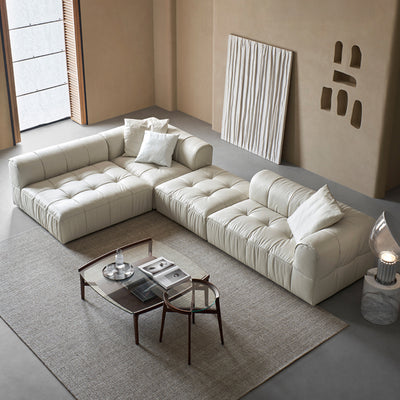 Kieayla Mino Soft Line Modular Sofa-White