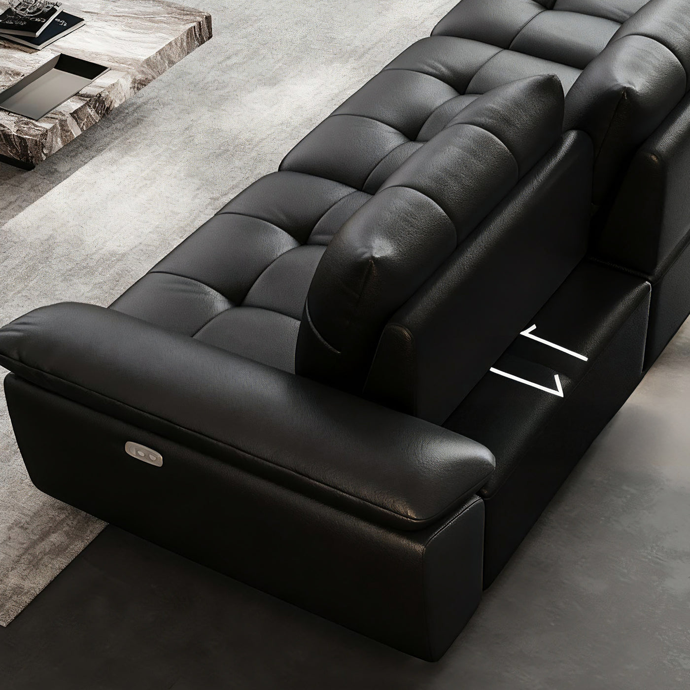 Duval Power Recliner Sofa