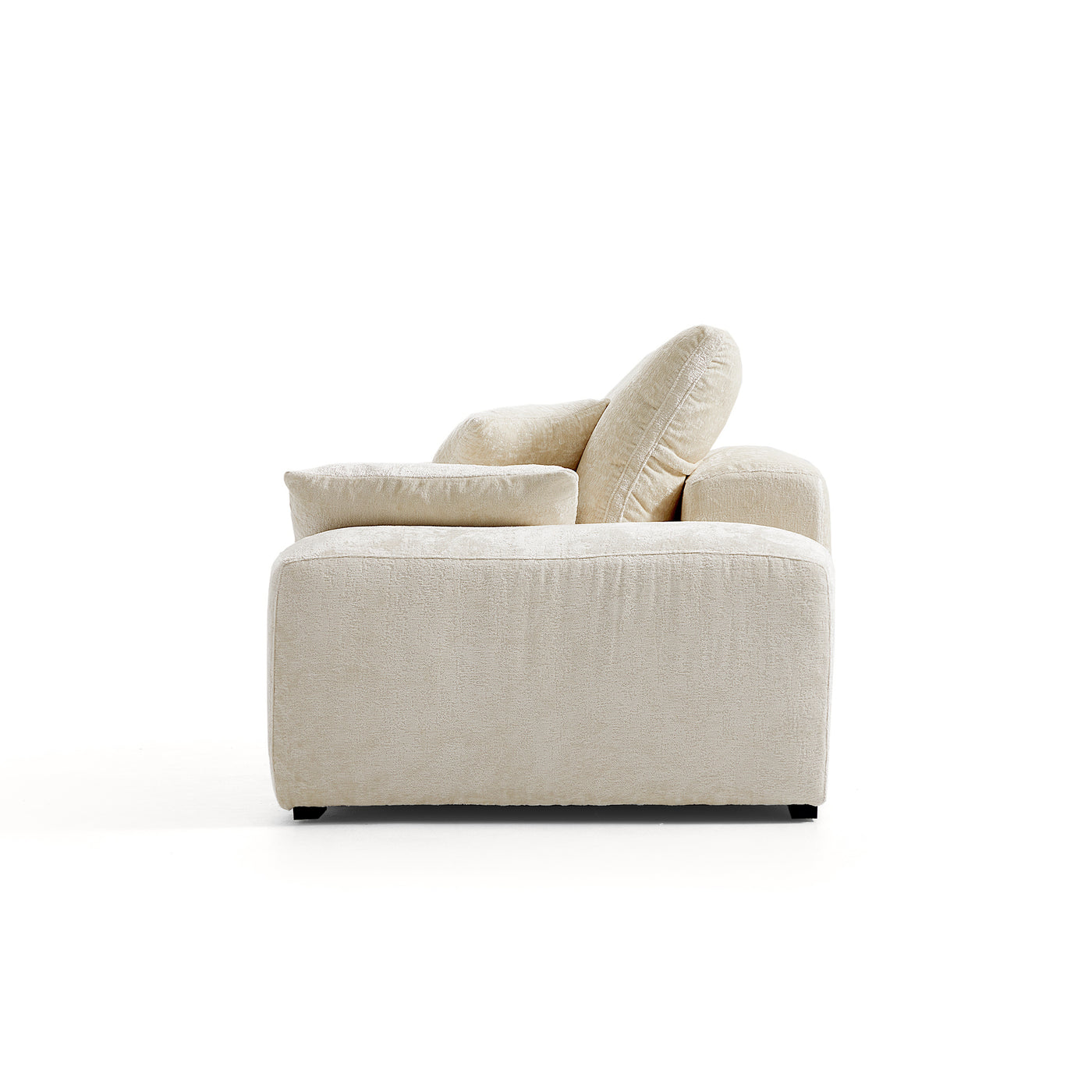 The Empress Beige Sofa-Beige-106.3″