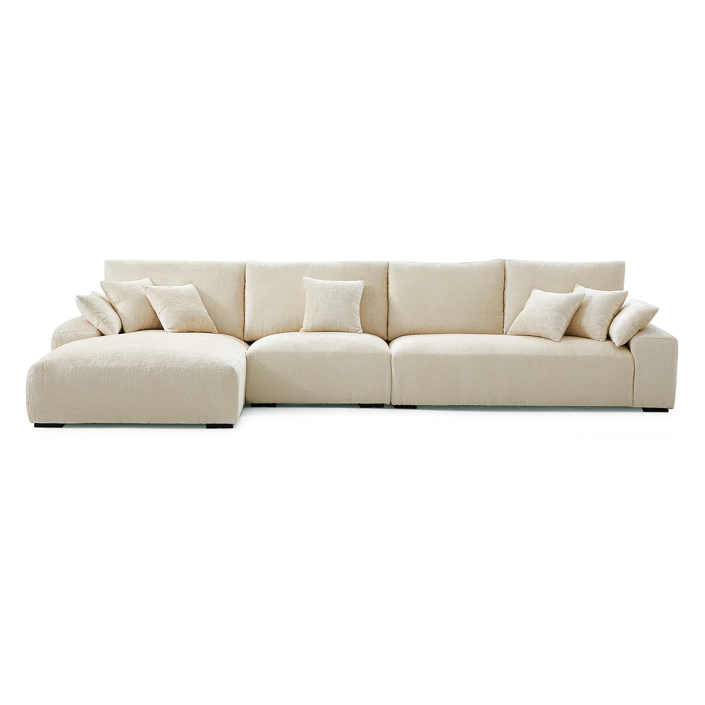 The Empress Beige Sectional-hidden