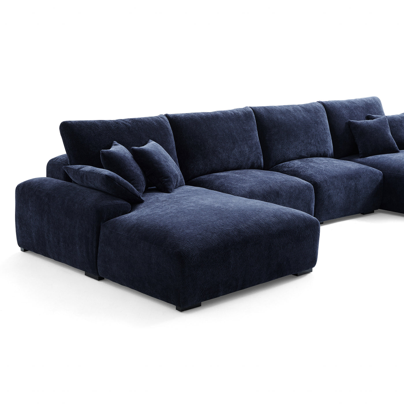 The Empress Green U-Shaped Sectional