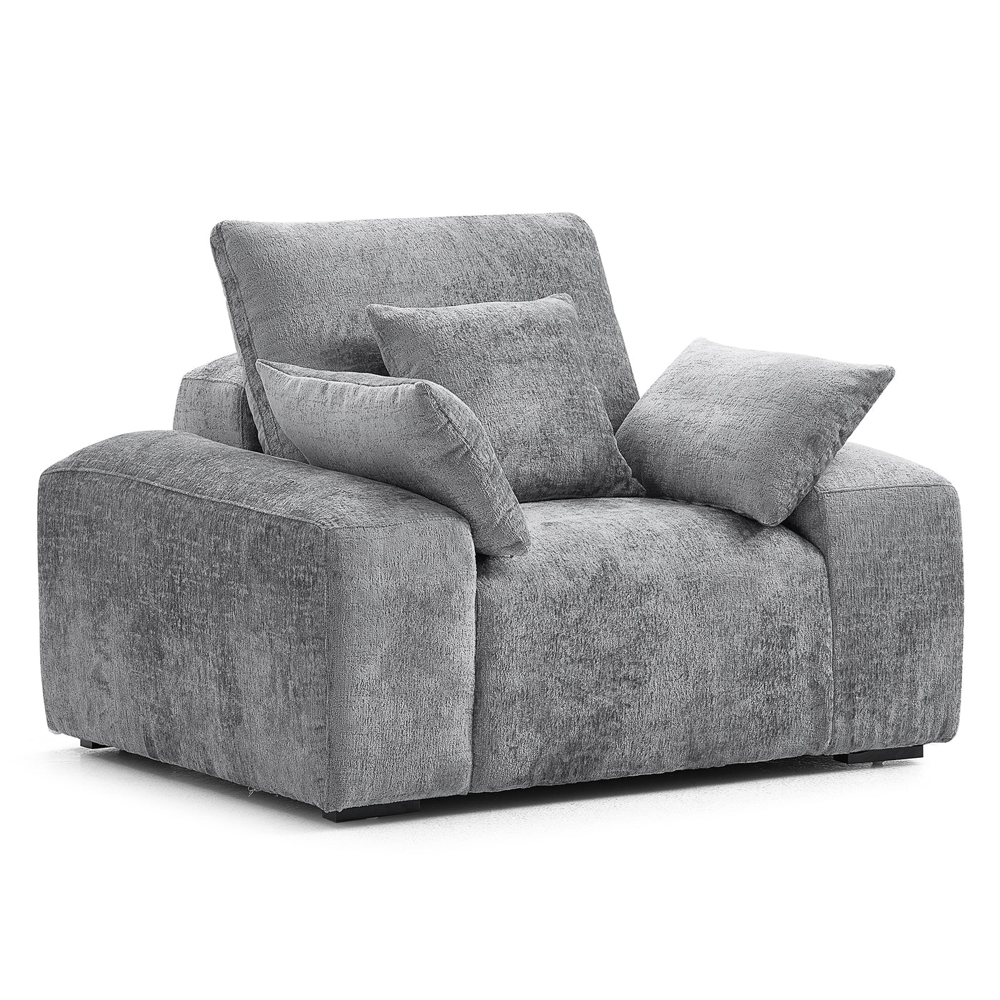 The Empress Gray Armchair-hidden