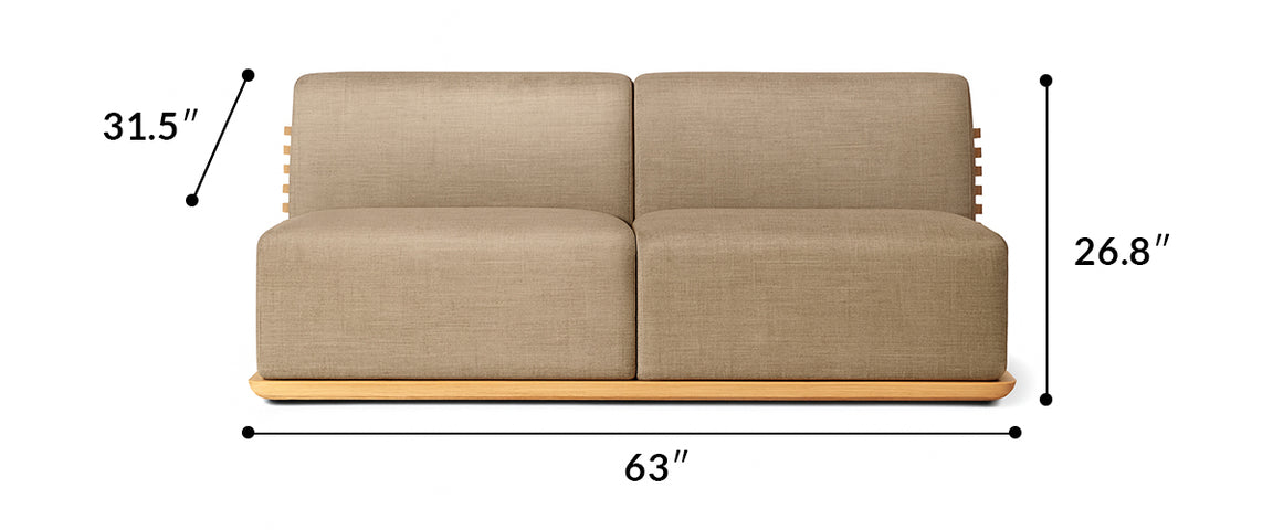 Solana Designer Teak Outdoor Sofa & Lounge Set