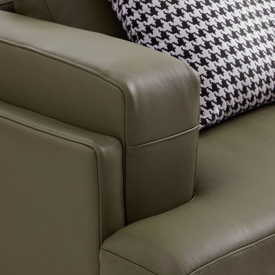 Olivia Top Grain Genuine Leather Sofa Set