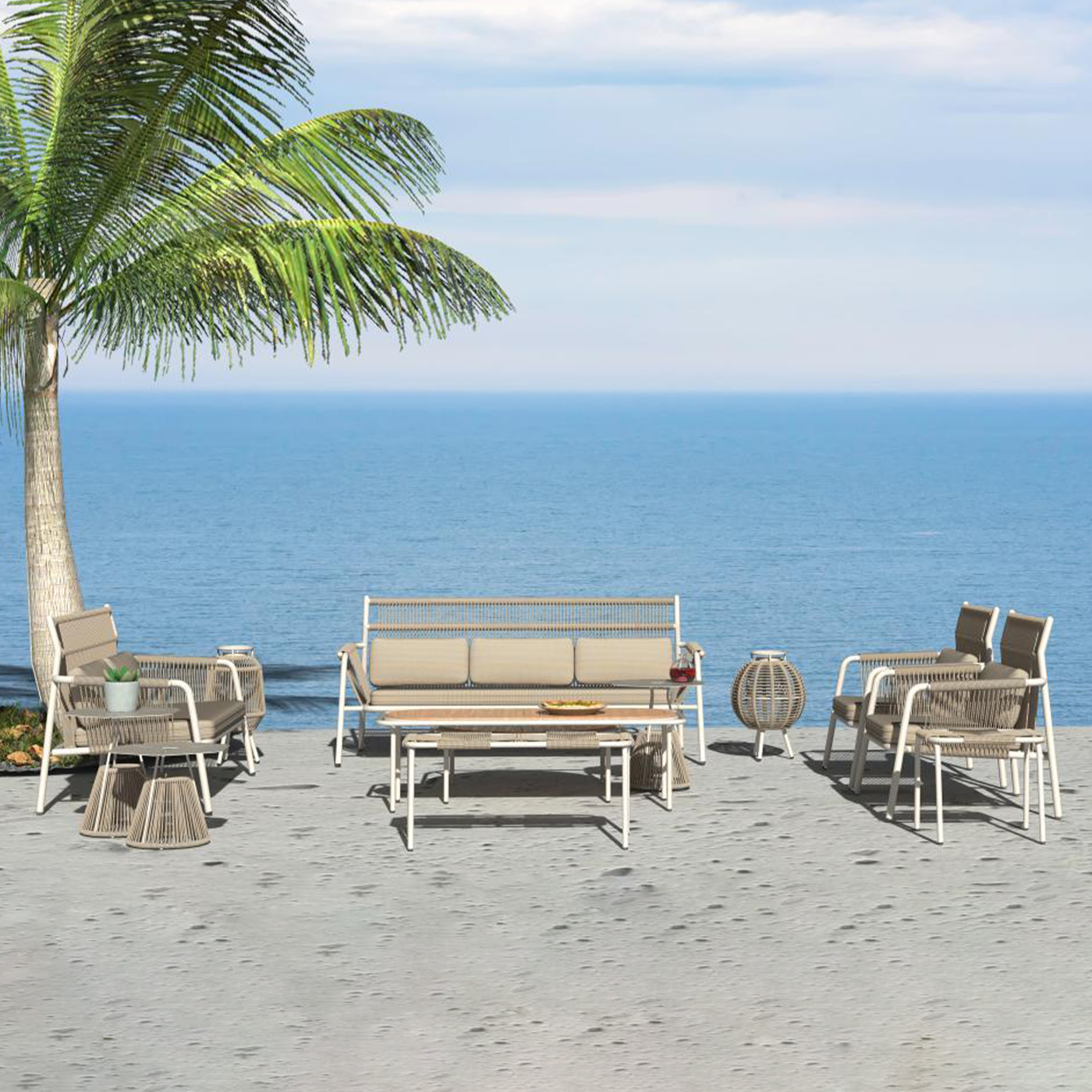 Verde & Azure Outdoor Lounge Set