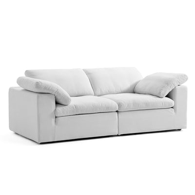 Tender Wabi Sabi Sofa-White-90.6"