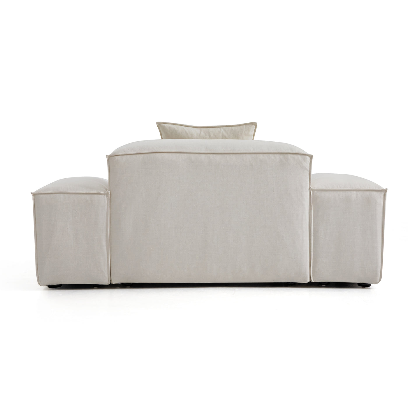 Freedom Modular Accent Armchair-Beige-Low