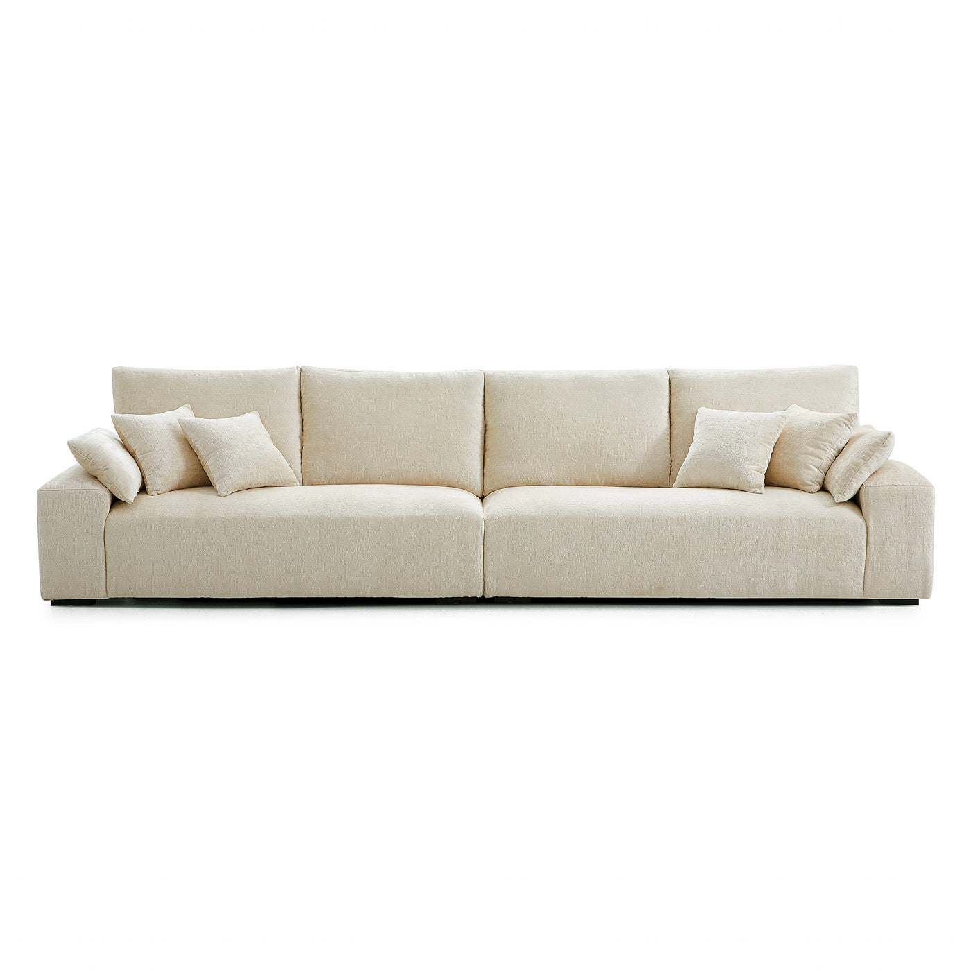 The Empress Yellow Sofa-Beige-140.1″