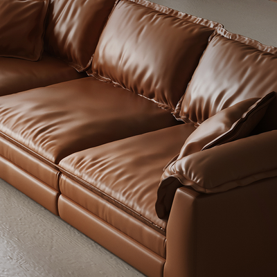 Bergamo Classic Italian Leather Sofa