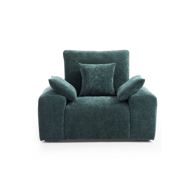 The Empress Green Armchair-Green