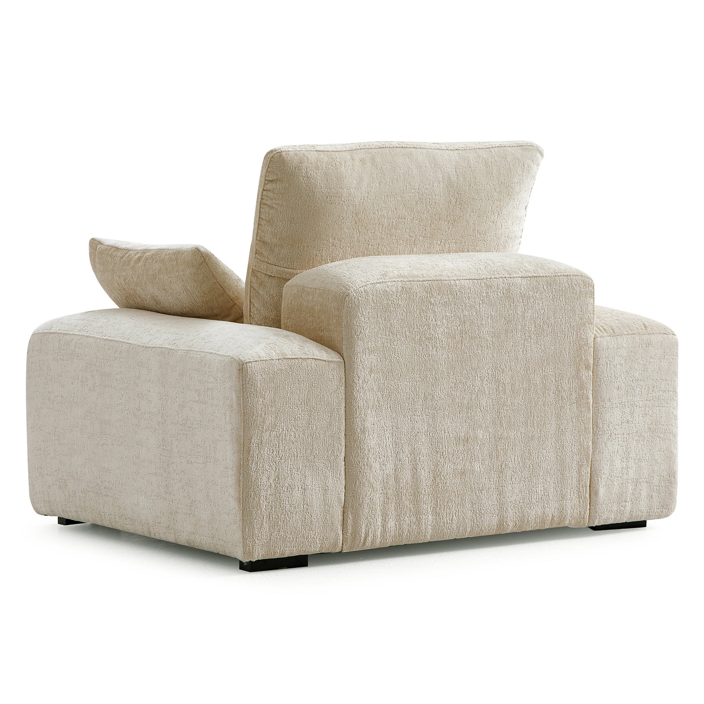 The Empress Gray Armchair-Beige