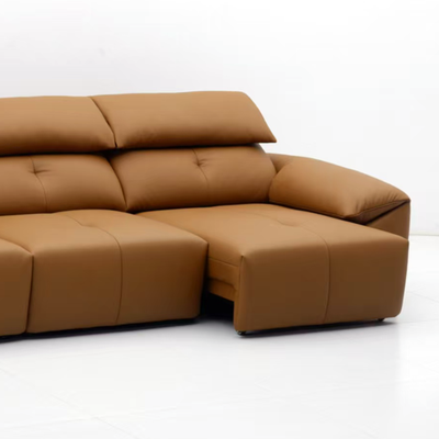 Mejas Leather Power Reclining Sofa