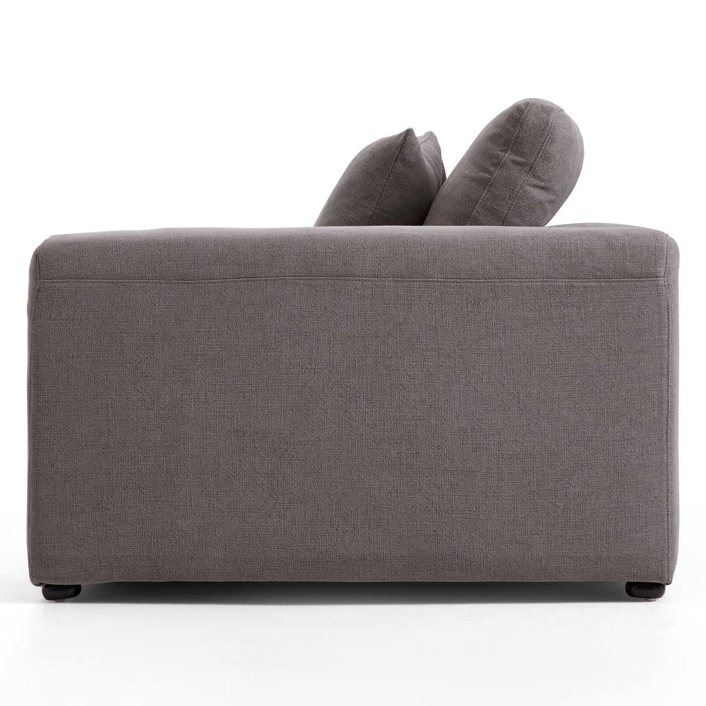 Nathan Modular Dark Gray Natural Linen Sofa-Dark Gray