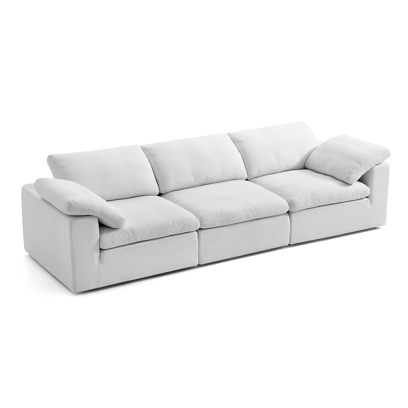 Tender Wabi Sabi Sofa-White-128.0"