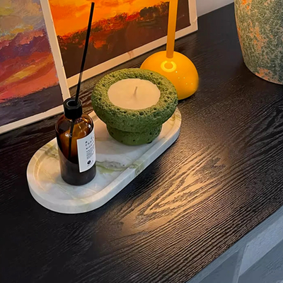 Kenzo Geometric Wood Sideboard