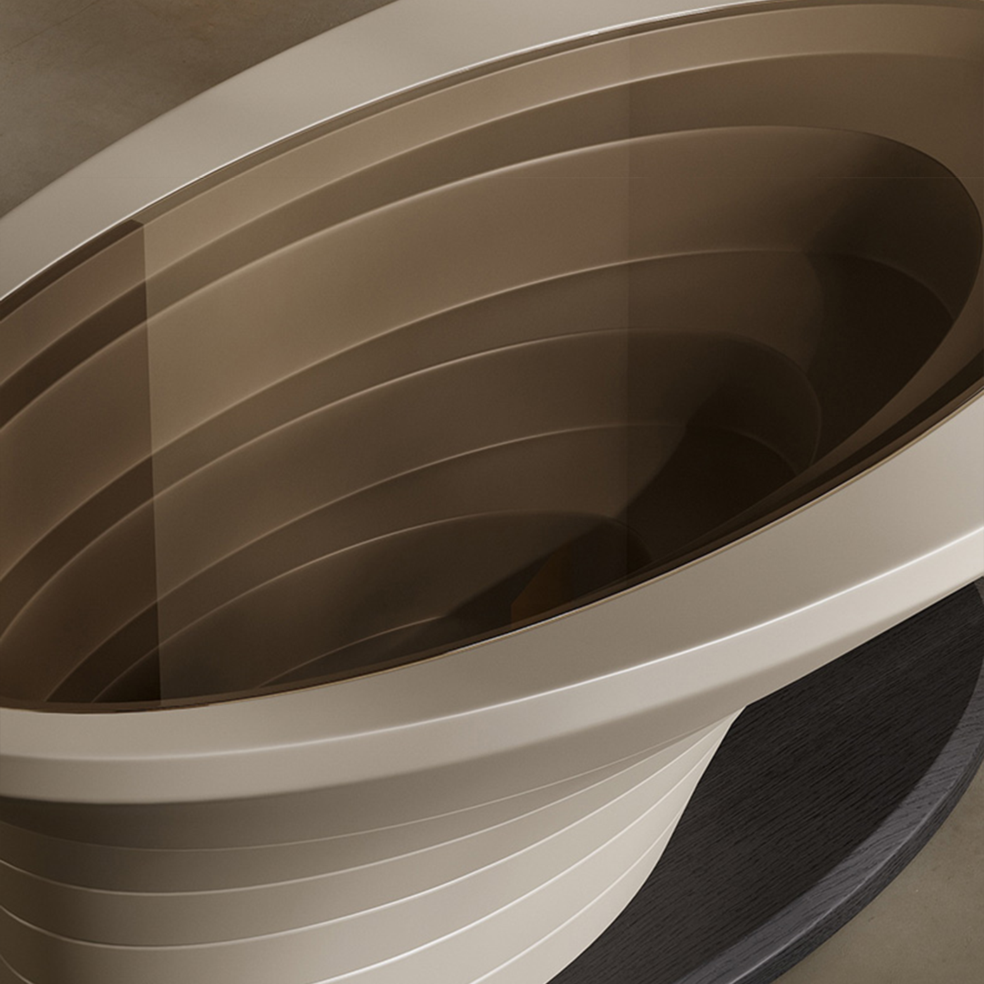 Multi Ring Glass Coffee Table