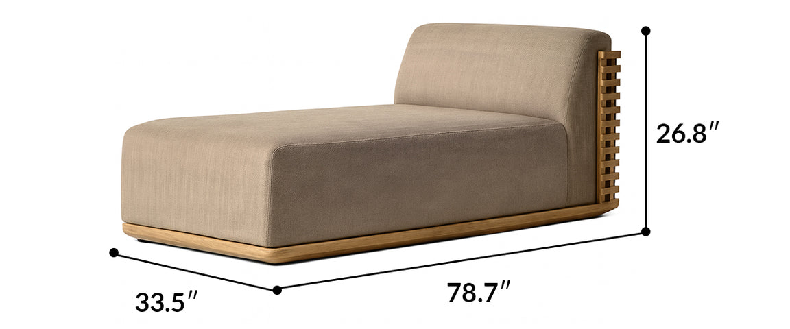 Solana Designer Teak Outdoor Sofa & Lounge Set