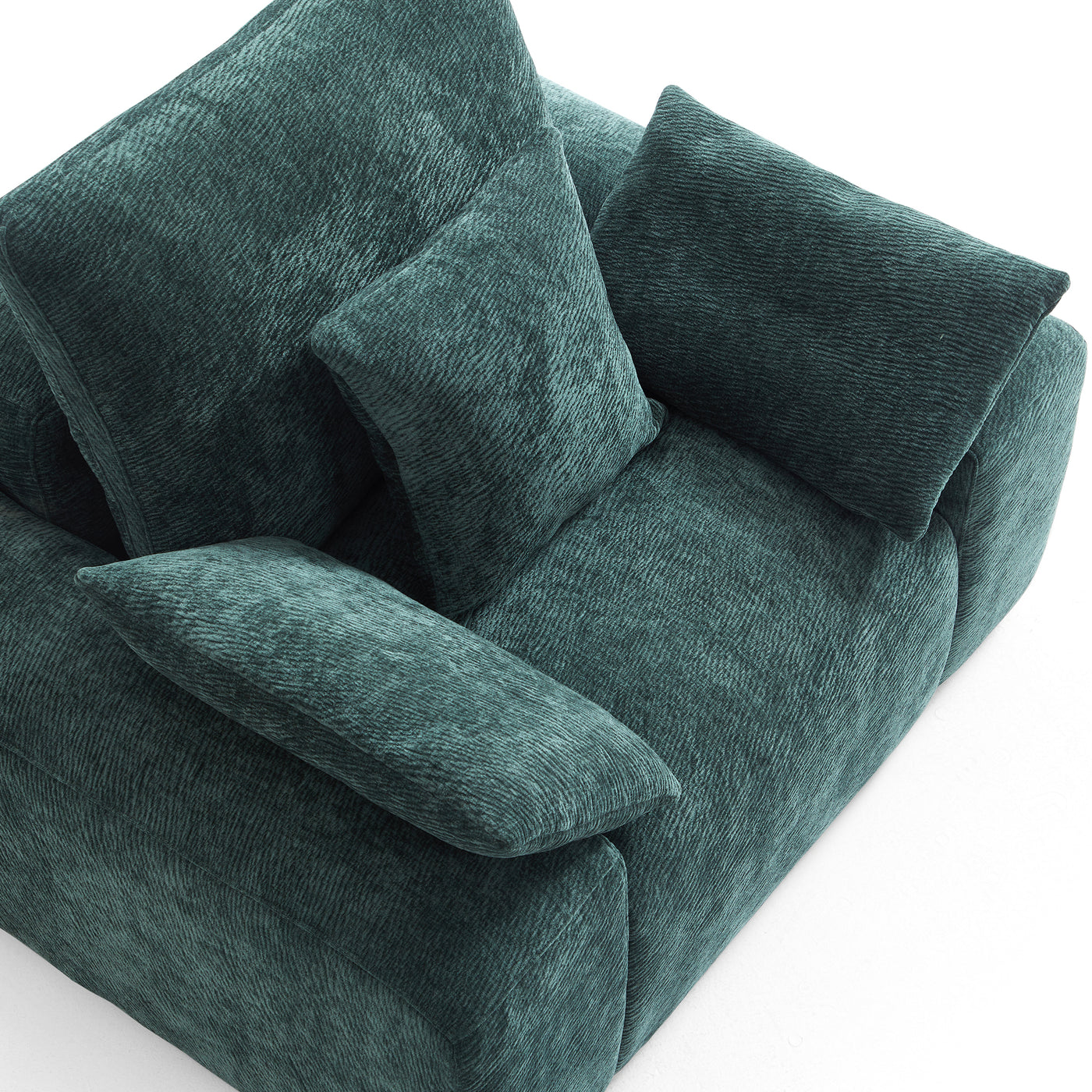 The Empress Green Armchair-Green