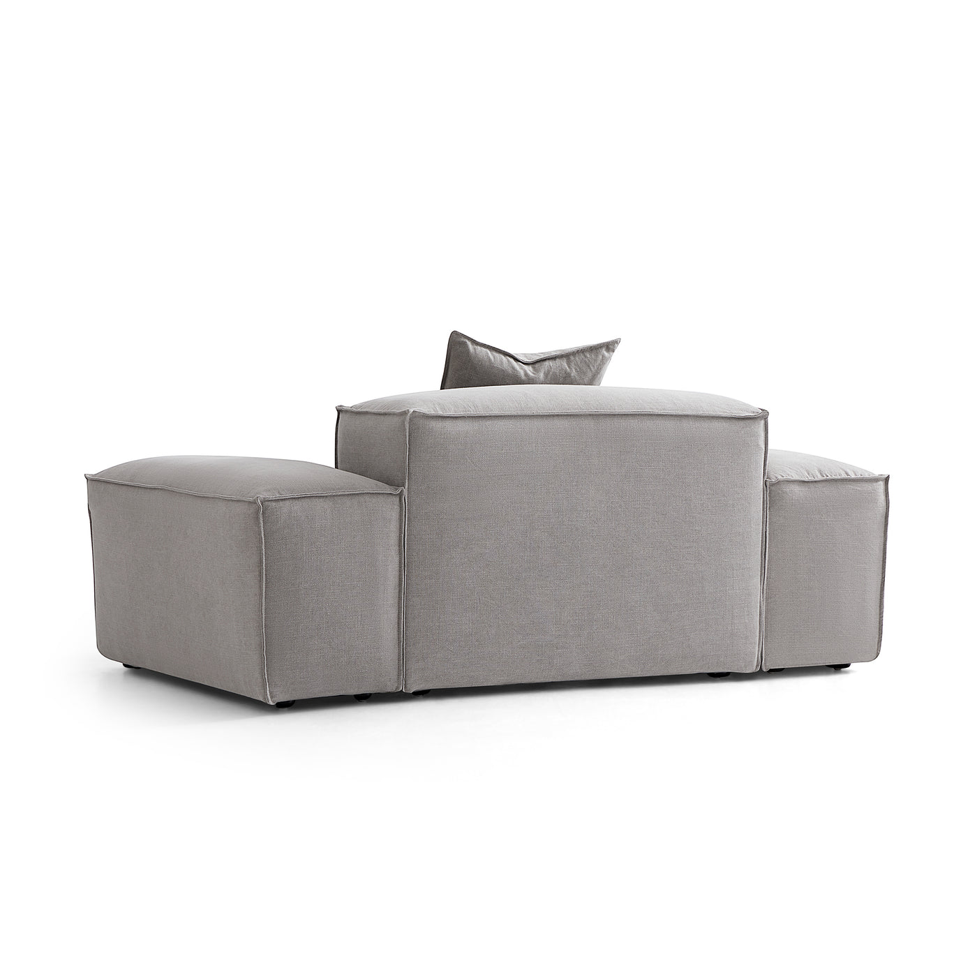 Freedom Modular Accent Armchair-New Gray-Low