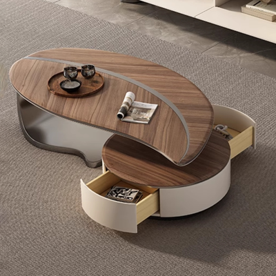 Leaf Curved Coffee Table Set