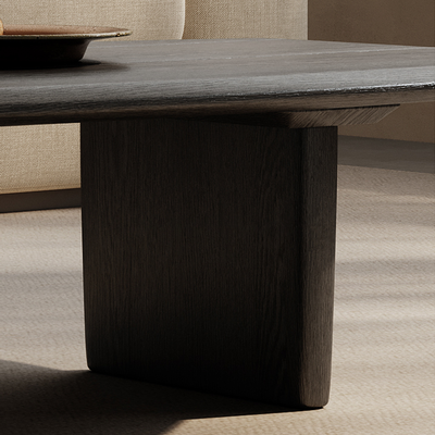 Darkwood Sculpt Coffee Table