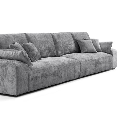 The Empress Beige Sofa Set-Gray-140.1"