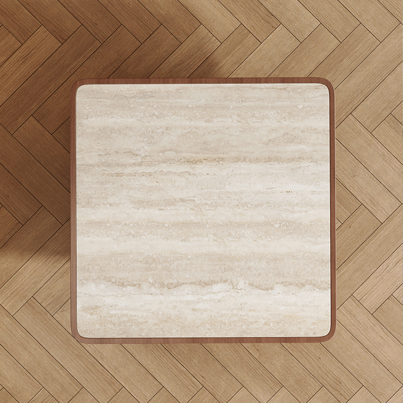 Flutter Walnut Coffee Table Set