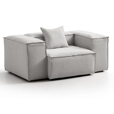 Freedom Modular Gray Accent Armchair-Gray-High