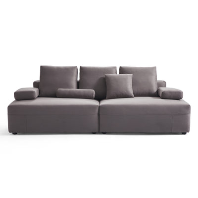 Composition Wabi Sabi Beige Sofa-Gray