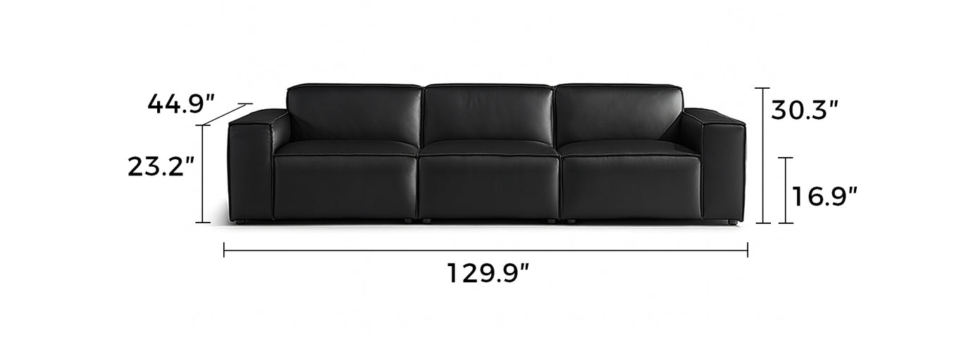 Kendall Italian Top Grain Leather Sofa