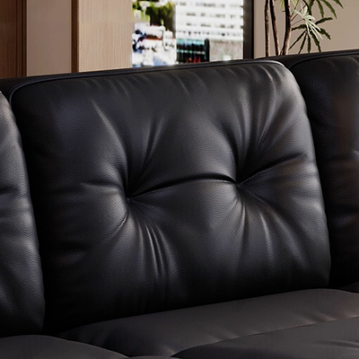 Onyx Leather Electric Recliner Sofa Bed