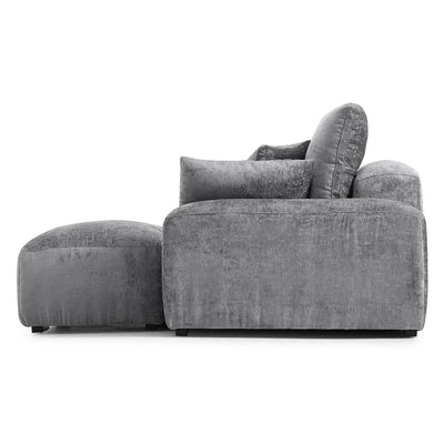 The Empress Yellow Sofa and Ottoman-Gray