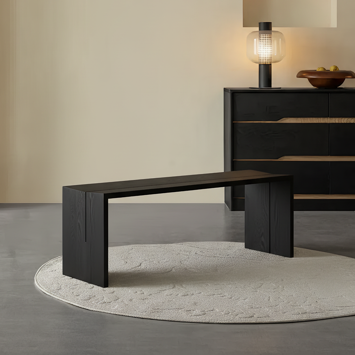 Varenna Ash Wood Bench