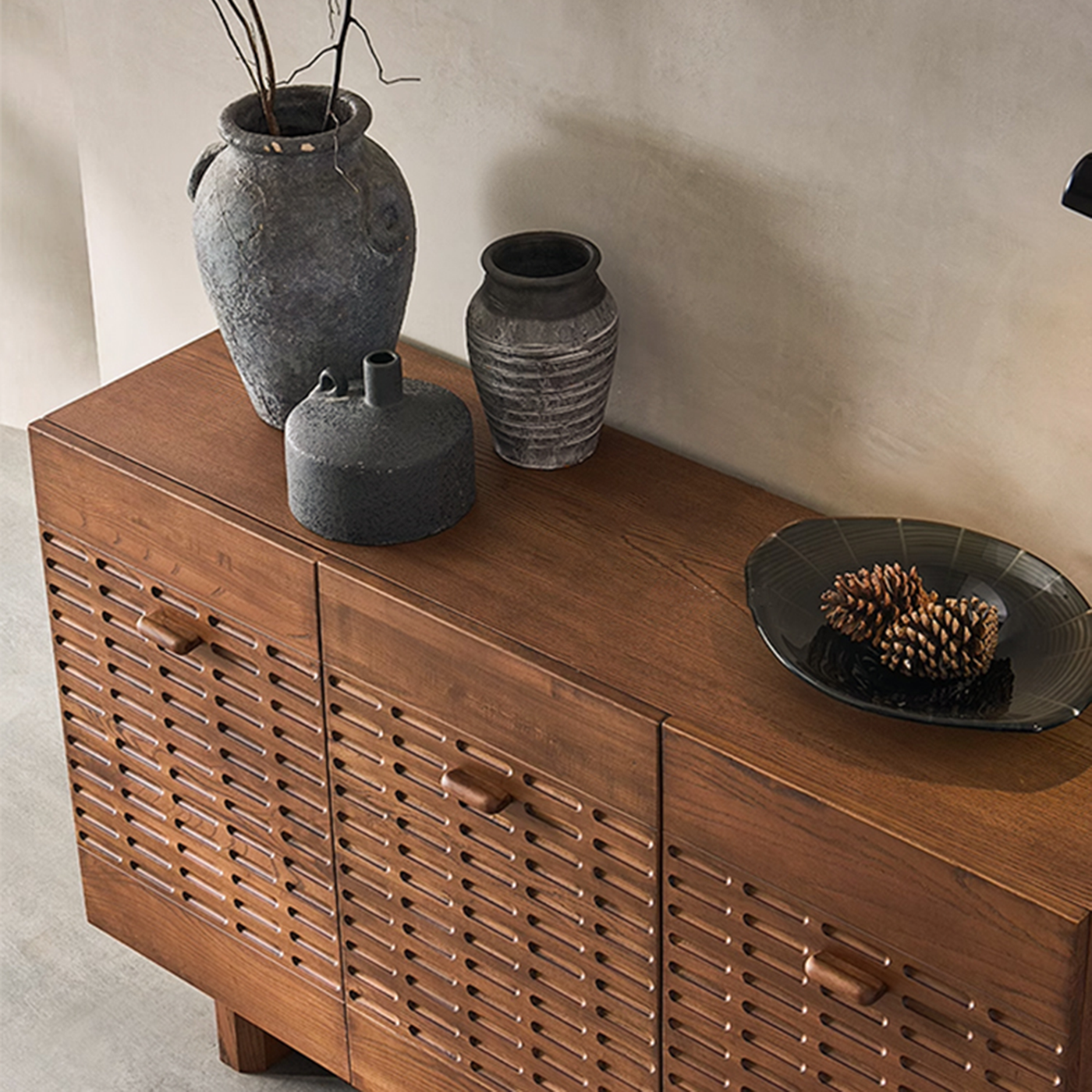 Carrollton Solid Wood Louver Sideboard