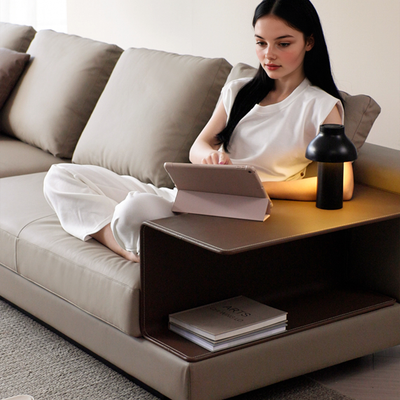 Connery Elevate Floating Leather Sofa