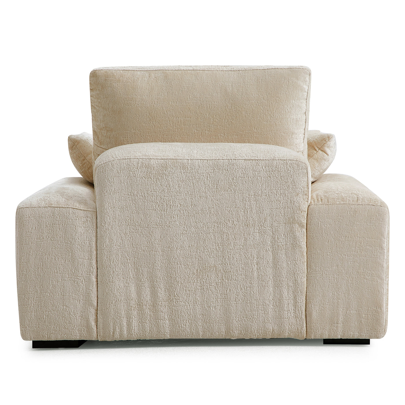 The Empress Beige Armchair-Beige