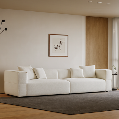 Nordic Modern Creamy Sofa-White