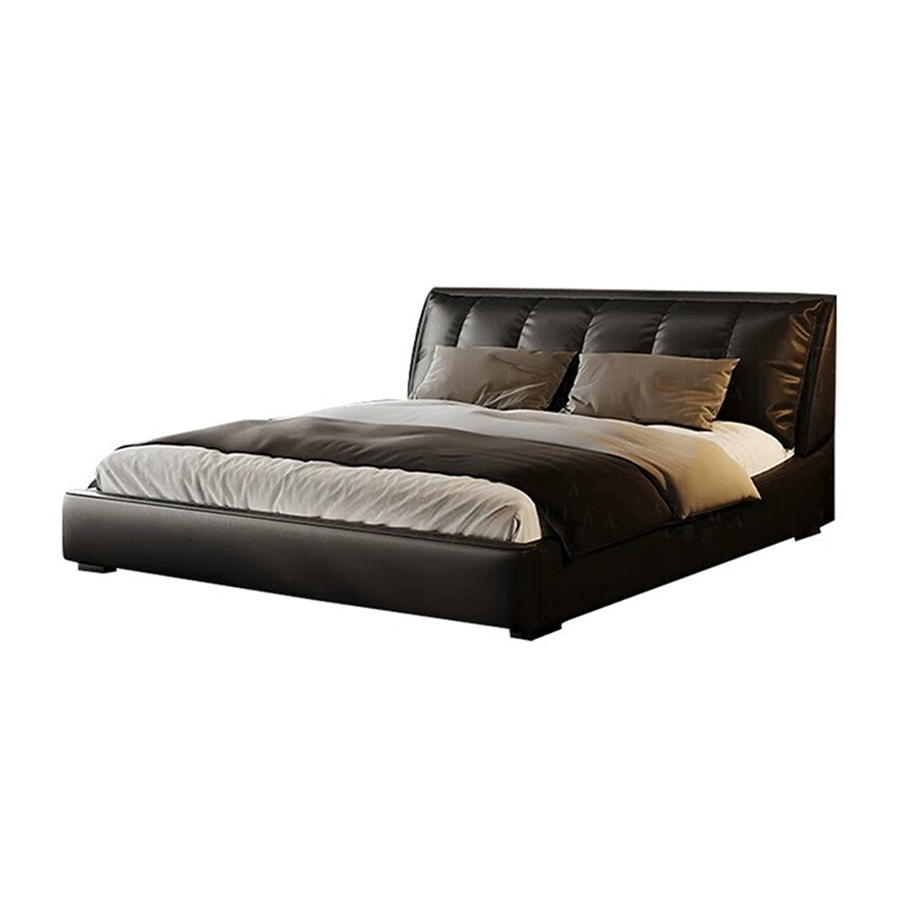 Metropolis Luxe Leather Bed