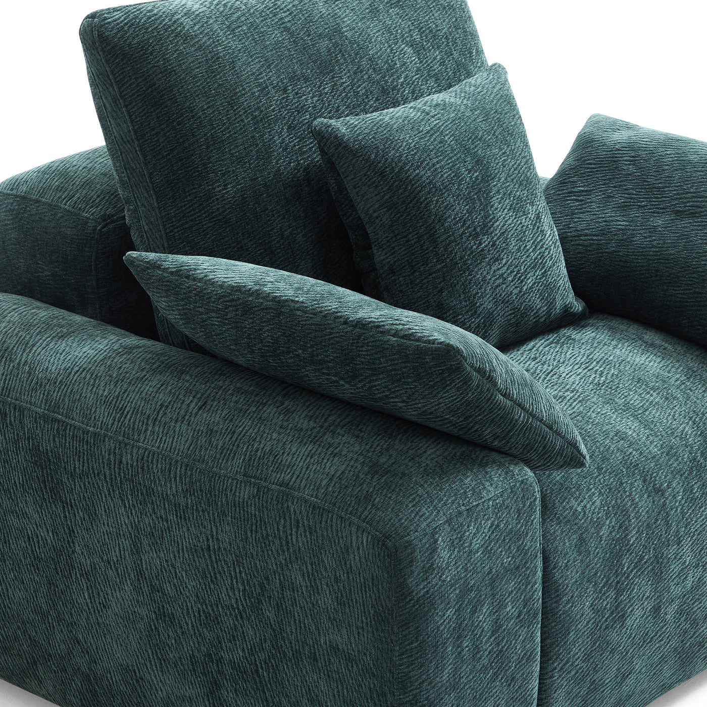 The Empress Green Armchair-Green