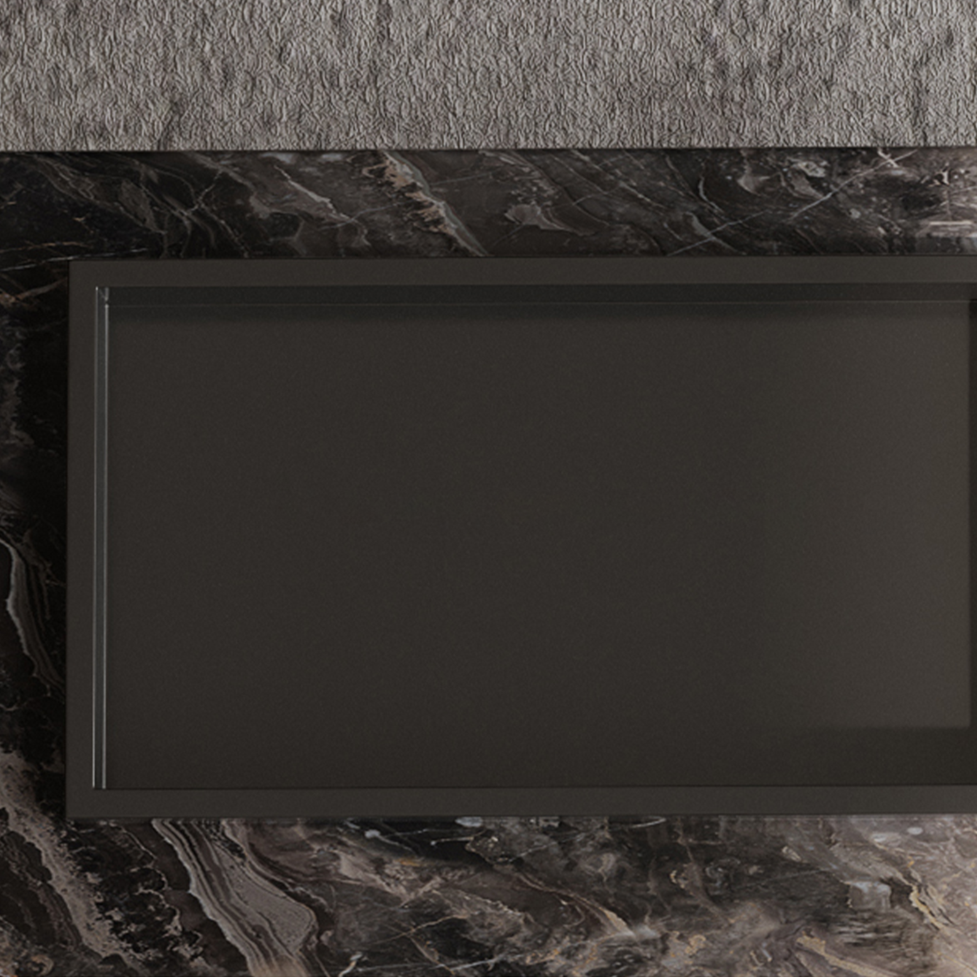 Dark Veined Square Coffee Table