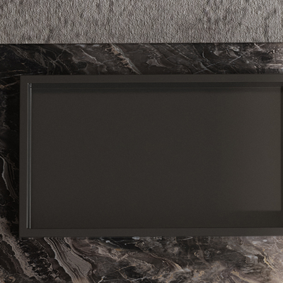 Dark Veined Square Coffee Table