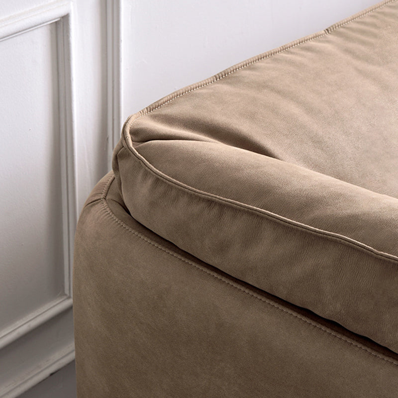 Vanilla Beige Fabric Sofa-Camel