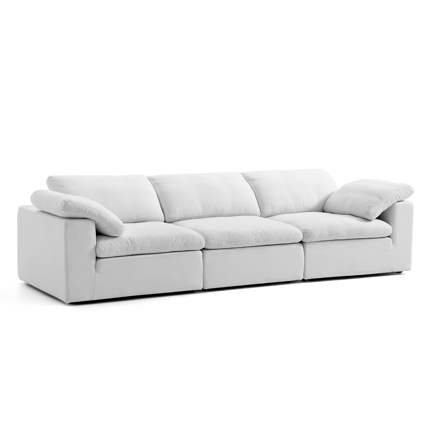 Tender Wabi Sabi Sofa-White-128.0"