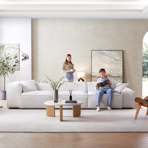 Freedom Modular White Sofa