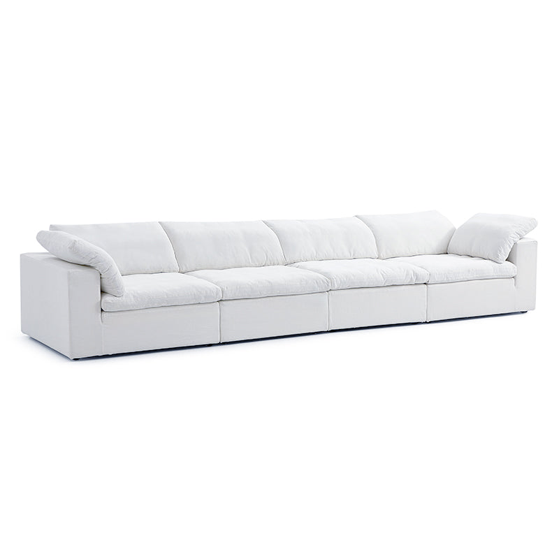 Tender Wabi Sabi Beige Sofa-White-165.4"
