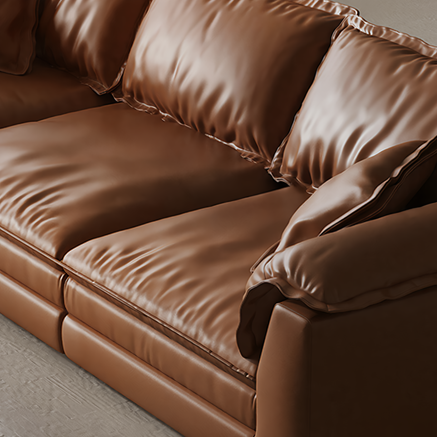 Bergamo Classic Italian Leather Sofa
