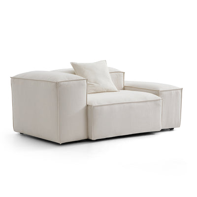 Freedom Modular Accent Armchair-Beige-Low & High