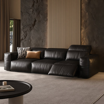 Gallant Top Grain Leather Power Recliner Sofa