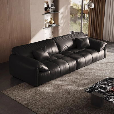 Anorea Brown Contemporary Minimalist Sofa